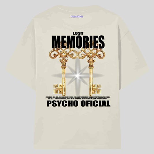 Lost memories "the key" cream tee