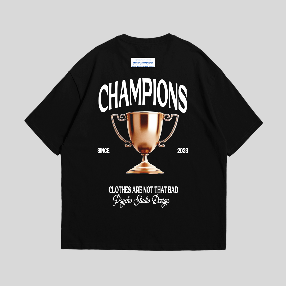 0365 Champions black tee