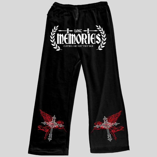 Resilience "angel cross" straightpants black