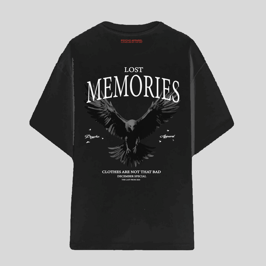 Lost memories "Eagle" black tee