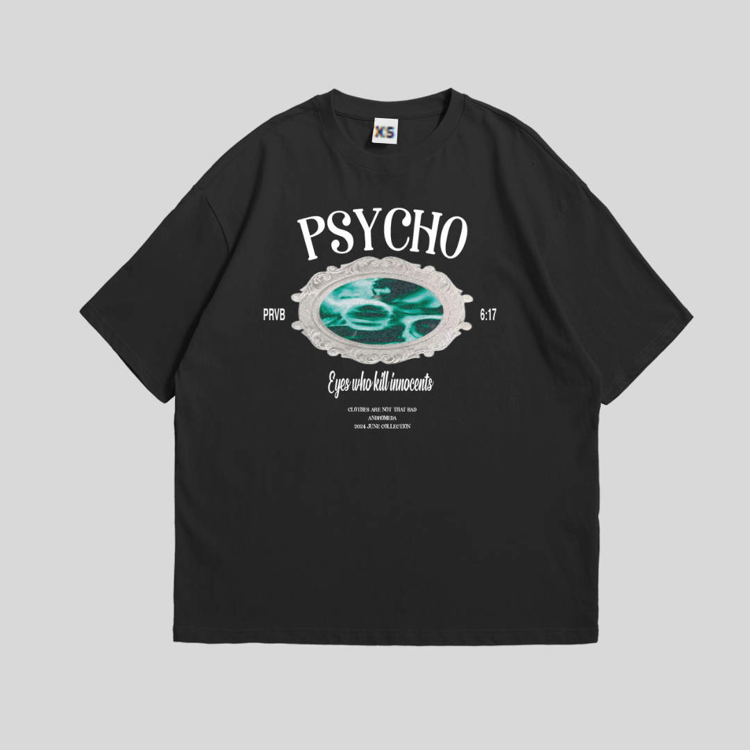 Psycho Proverbs black tee