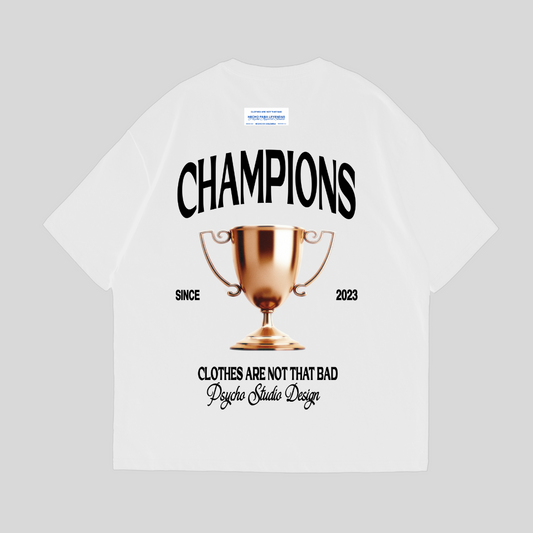 0365 Champions cream tee