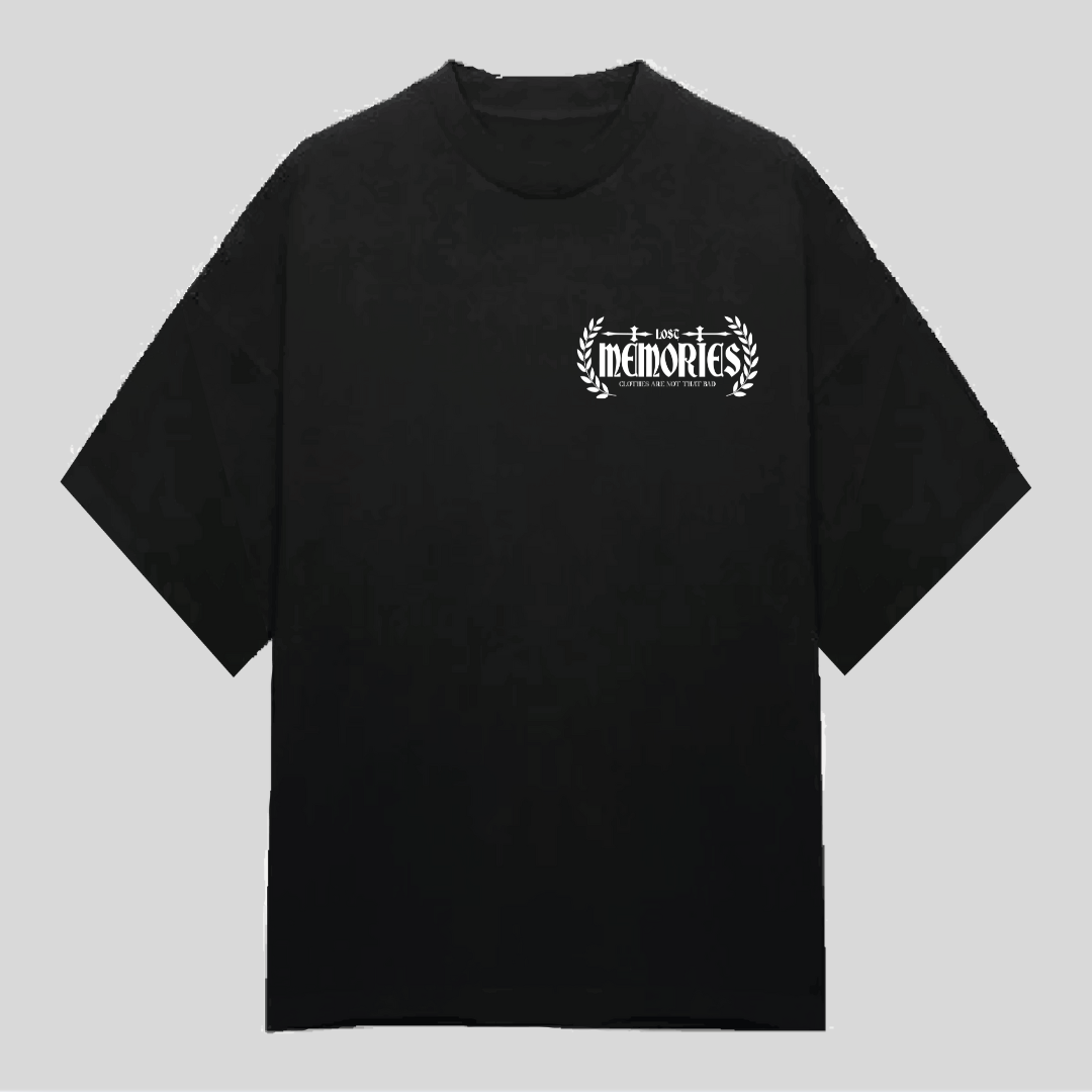 Lost memories "Basic logo" black tee